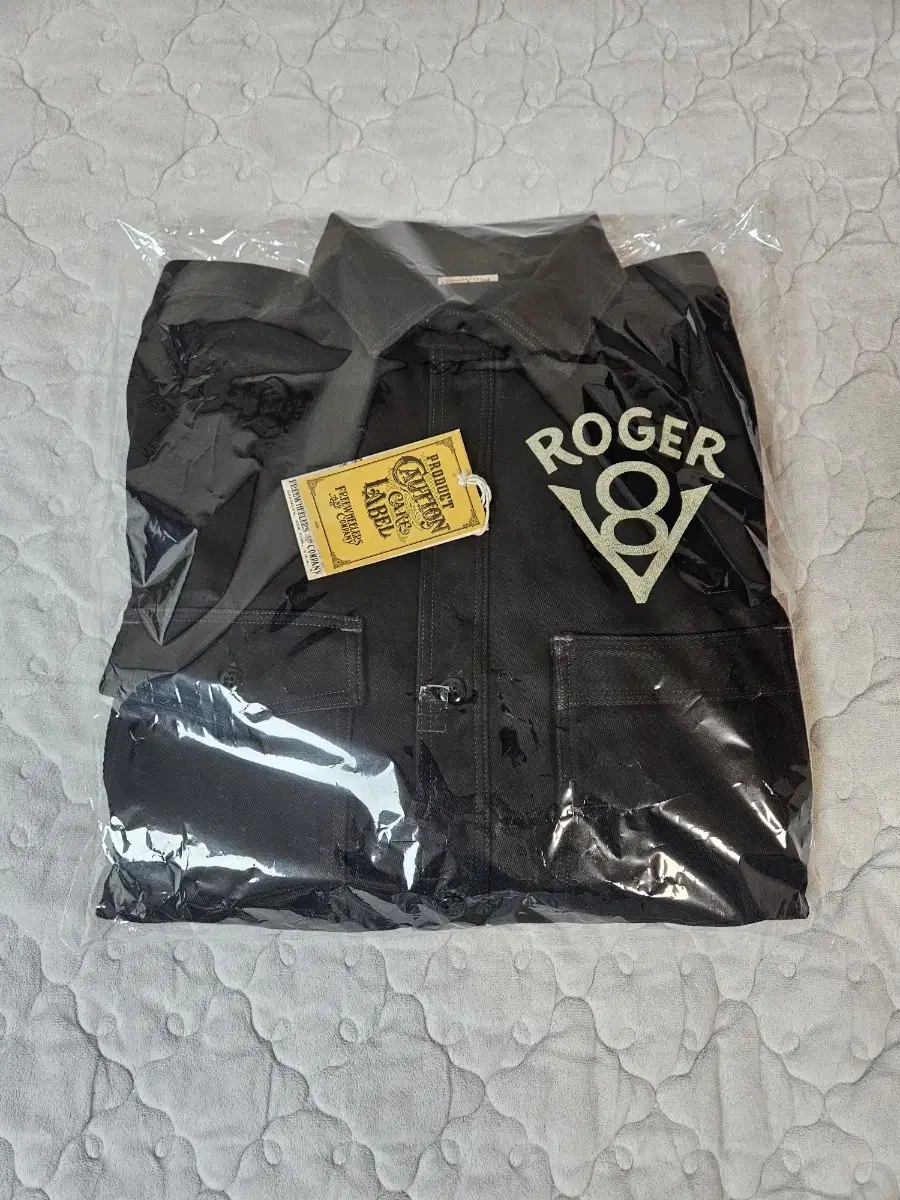 프리휠러스 GEMSA "ROGER"(jet black) 워크셔츠 팝니다.